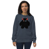 Monstrous Flagship Unisex Organic Sweatshirt (Black Monster)